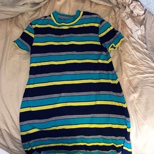 Cute striped dress, size large